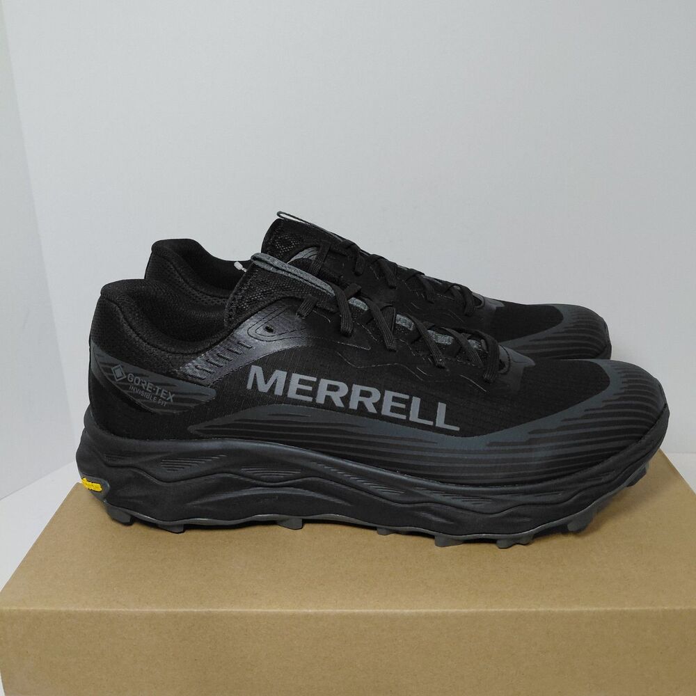 Merrell Agility Peak 6 GTX GORE-TEX Black Athletic Hiking Shoes Men's 13 Wide